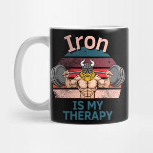 Iron Is My Therapy Mug